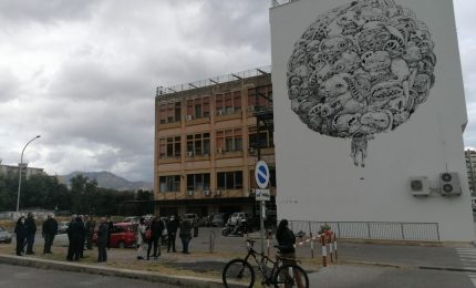Un murale Mangia-Smog all&rsquo;Universit&agrave; di Palermo