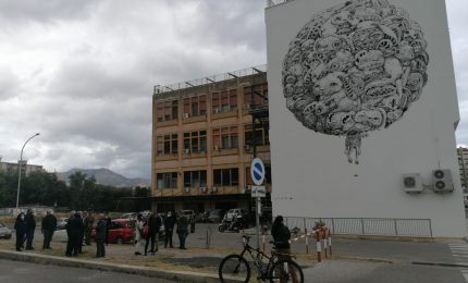 Un murale Mangia-Smog all’Università di Palermo