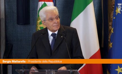 Mattarella "La guerra &egrave; contro i valori olimpici, invochiamo la pace"