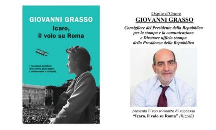 &ldquo;Icaro, il volo su Roma&rdquo;, Giovanni Grasso presenta il suo romanzo a Messina