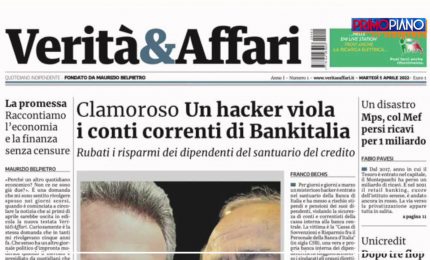 Bechis "Con Verit&agrave;&amp;Affari l'informazione economica per i cittadini"