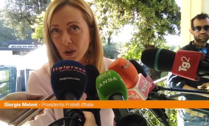 Governo, Meloni "Maggioranza a pezzi"