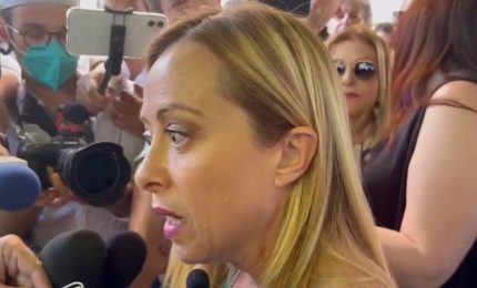 Meloni "In Sicilia il governo regionale ha lavorato bene"