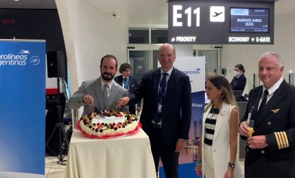 A Fiumicino tornano i voli diretti Roma-Buenos Aires