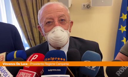 Referendum, De Luca "Demenziale. Andava gestito in maniera seria"