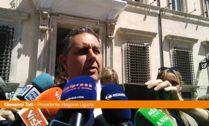 Pnrr, Toti "Firmato progetto bandiera importante per Liguria"