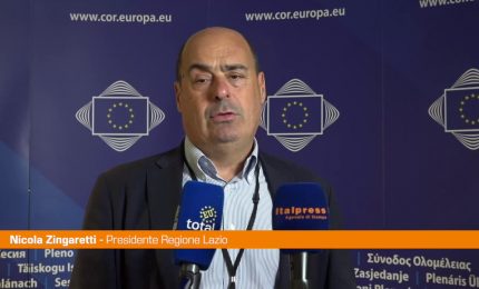 Zingaretti "Alleanza di Regioni e Comuni per ricostruzione Ucraina"