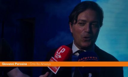 Ita Airways, Perosino "Con nuovo men&ugrave; piatti di grande qualit&agrave;"