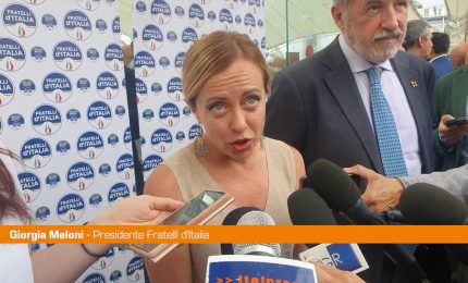 Meloni "Il mio obiettivo &egrave; andare al governo con il centrodestra"