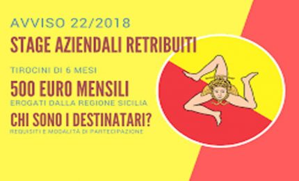 Sono 400 i tirocinanti dell'Avviso 22 ancora non pagati dopo oltre tre anni. Che vergogna questa Regione siciliana!