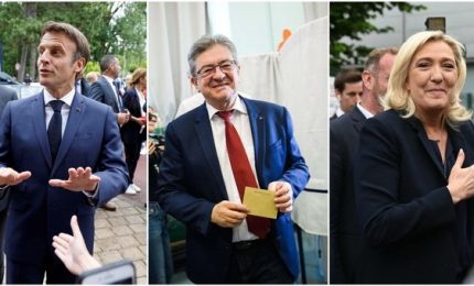 Secca sconfitta di Macron (e della Ue) alle elezioni parlamentari francesi, vincono la sinistra di Mélenchon e la destra di Marine Le Pen