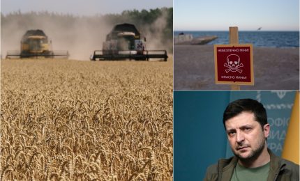 Il grano bloccato nel Mar Nero non è dell'Ucraina ma delle multinazionali. A bloccarlo sono le mine e Zelensky. L'analisi di Sandro Puglisi