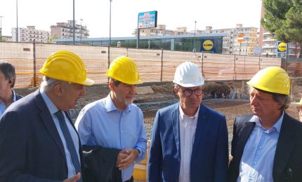 Musumeci-Lagalla a cantiere Viale Regione a Palermo &ldquo;Riapre a settembre&rdquo;