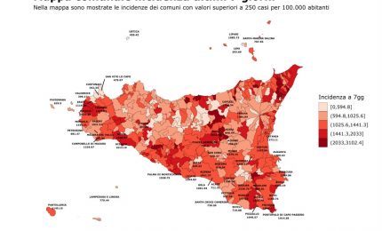 In Sicilia contagi Covid in lieve calo, 19 mila quarte dosi nell’ultima settimana