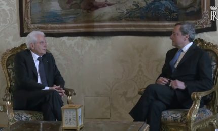 Draghi al Colle per la firma del dl scioglimento delle Camere