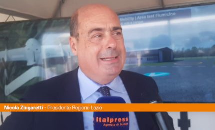 Zingaretti "Con i droni trasporto organi pi&ugrave; veloce e sicuro"