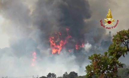 Incendio Carso, Prosegue Lavoro Vvf traffico ancora interrotto su A4