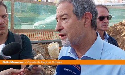 Musumeci "Il cantiere di Viale Regione a Palermo &egrave; una vergogna"