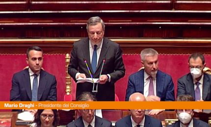 Draghi "Nella maggioranza &egrave; venuta meno la coesione"