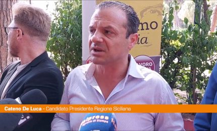 Elezioni regionali in Sicilia, Cateno De Luca "Noi siamo al 41%"