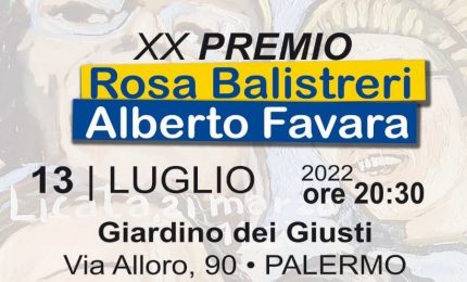 Il 13 Luglio a Palermo la consegna del XX Premio “Rosa Balistreri e Alberto Favara”