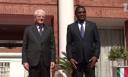 Zambia, Mattarella alla State House
