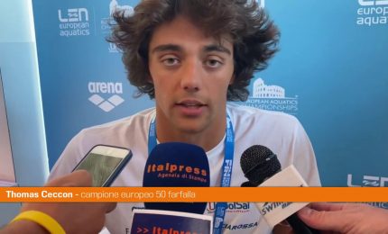 Europei nuoto, Ceccon "Punto altre 4 medaglie"