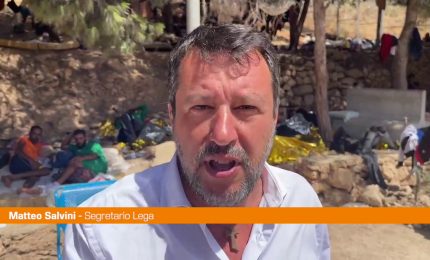 Blitz Salvini a Lampedusa "Questa non &egrave; accoglienza"