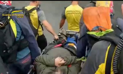 Turista francese salvata sull'Etna dopo una caduta accidentale
