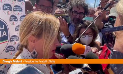 Meloni "In Sicilia il centrodestra si compatta su Renato Schifani"