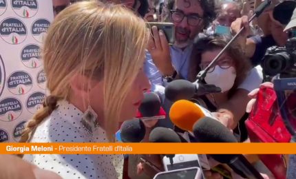 Meloni "Una missione europea per bloccare le partenze dei migranti"