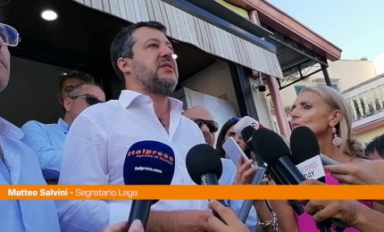 Salvini "Il ponte sullo Stretto unir&agrave; la Sicilia all'Europa"