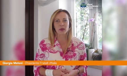 Fisco, Meloni "Introdurremo il quoziente familiare"