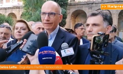 Regionali Sicilia, Letta apre la campagna elettorale del centrosinistra