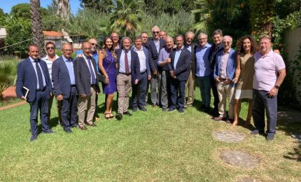 Malagò e D’Antoni in visita all’Ordine dei giornalisti Sicilia
