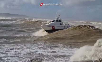 Maltempo, la Guardia Costiera ha garantito la sicurezza in mare