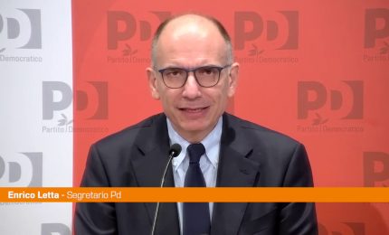 Letta "La destra non sia ambigua sui vaccini"