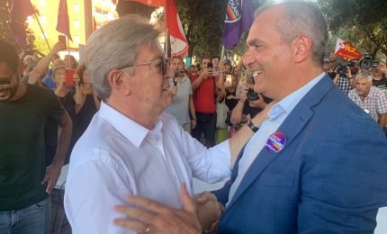 Jean-Luc Mélenchon a Roma per sostenere Unione Popolare di Luigi de Magistris