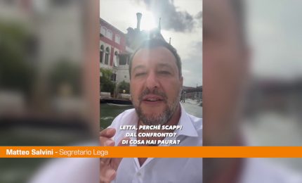 Elezioni, Salvini a Letta "Perch&eacute; scappi dal confronto?"