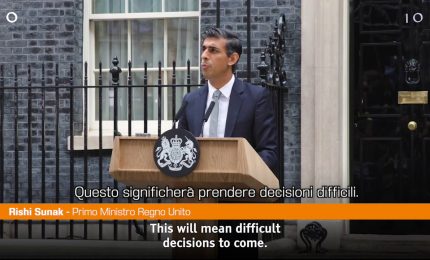 Uk, Rishi Sunak "Grandi sfide, ora stabilit&agrave; e unit&agrave;"