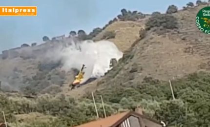 Canadair precipita e si schianta sull&rsquo;Etna, due piloti a bordo