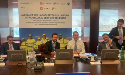 Autostrade per l'Italia, pi&ugrave; sicurezza nei cantieri