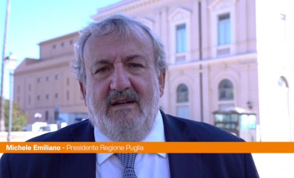 Puglia, Emiliano "Siamo regione che produce pi&ugrave; energia alternativa"