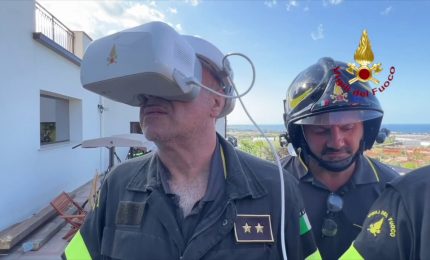 Distacco massi da un costone nel Palermitano, evacuate abitazioni