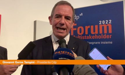 Gorno Tempini "Sostenibilit&agrave; parte della nostra anima operativa"