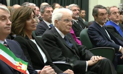 Mattarella inaugura l'anno accademico dell'Universit&agrave; dell'Insubria
