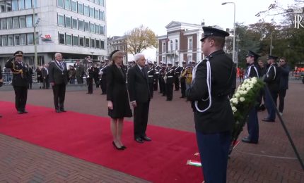 L&rsquo;Aja, Mattarella rende omaggio all'Herdenkings monument