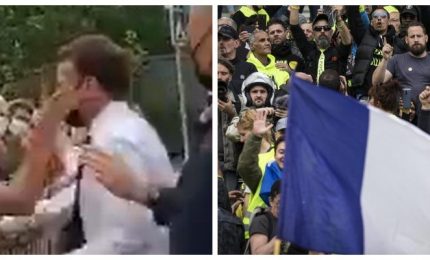 Macron preso a schiaffi ma forse si tratta di una vicenda dello scorso anno rilanciata dai social