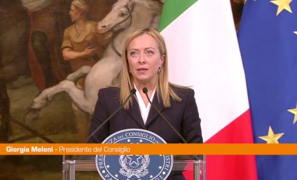 Meloni "Sosteniamo sovranit&agrave; e integrit&agrave; territoriale dell'Ucraina&rdquo;