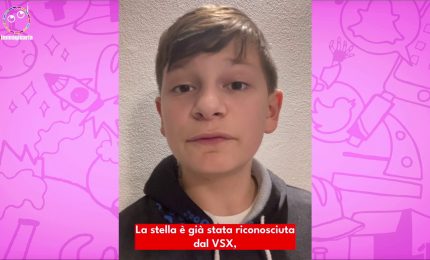 C'&egrave; una nuova stella, l'ha scoperta un sedicenne